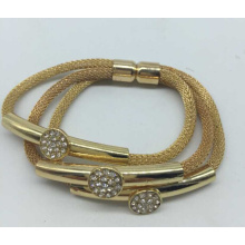 Bracelet d&#39;aimant de corde de cuivre (XJW13552)